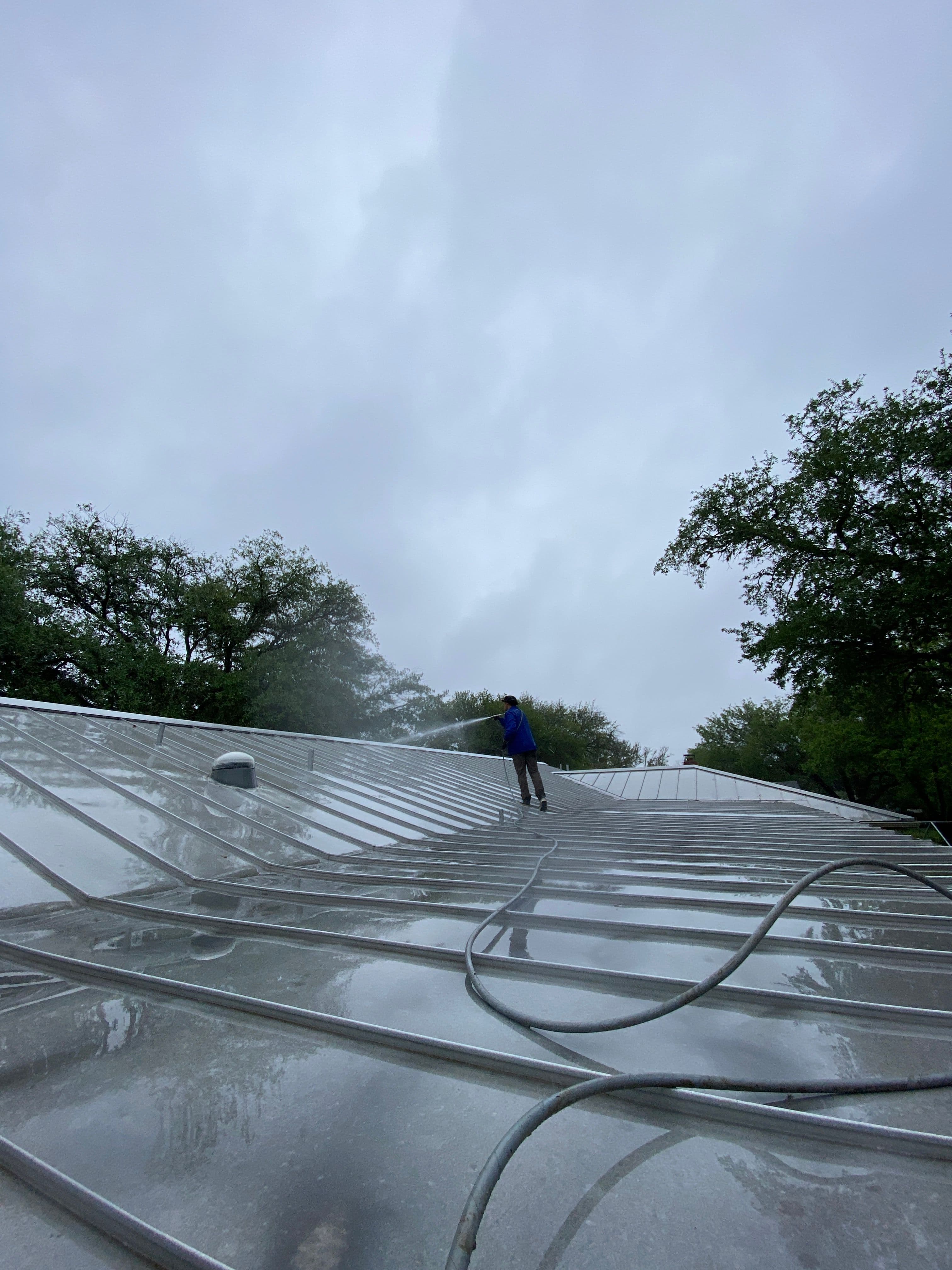 Metal Roof Soft Wash service